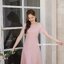 Dear Darling Midi Dress - สีชมพู