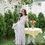 Coquette Bow Off-Shoulder Maxi Dress