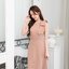 Julia one shoulder maxi dress: สีโอวัลติน