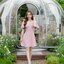 Sassy Flare Dress : สีชมพู
