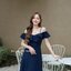 Stella Maxi Dress : สีกรม