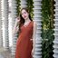 Criss Cross Dress : สีส้มอิฐ [Made by Pastel Time]