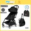 Stokke YOYO3 6+ color pack รถเข็นเด็ก พับเล็ก ขึ้นเครื่องได้ รับน้ำหนักได้ถึง 22 kg.Black Frame/Black