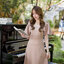 Bellette Bow Shoulder Dress : สีโอวัลติน