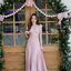 Petal Sway Maxi Dress : สีชมพู