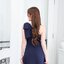 Julia one shoulder maxi dress: สีกรม