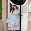 Hydrangea Fit & Flare dress – ลายดอกไฮเดรนเยีย