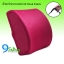 เบาะรองหลัง Memory foam ผ้าตาข่าย Premium Mesh fabric ขนาดใหญ่ มีสายปรับระดับ สีชมพูเข้ม
