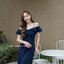 Stella Maxi Dress : สีกรม