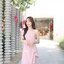 Ashley One - Shoulder Dress - สีชมพู [Made by Pastel Time]