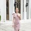 Stacey one-shoulder dress : สีชมพู [Made by Pastel Time]