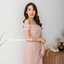Milada Open Shoulder Dress – สีชมพู