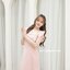 Rika Ruffle Dress : สีชมพู