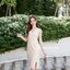 Criss Cross Dress : สีครีม [Made by Pastel Time]