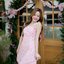 Girlish Floret Dress : ลายดอกโทนชมพู [Made by Pastel Time]