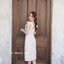 Sugary Lace Dress : Off-White ออฟไวท์ [Made by Pastel Time]