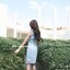 Dacia Bow Shoulder Dress – สีฟ้า [Made by Pastel Time]