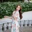 Sassy Painting Midi Dress : Earth Tone ลายสีเอิร์ธโทน