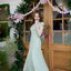 Petal Sway Maxi Dress : สีเขียวมัทฉะ