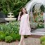 Bow me softly dress : สีชมพู