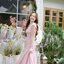 Petal Sway Maxi Dress : สีชมพู