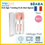 BEABA ช้อนส้อม PP 2nd age training fork and spoon - Vintage Pink
