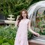 Bow me softly dress : สีชมพู
