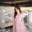 Ella Loveable Dress : สีชมพู **มีแต่M**