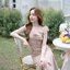 Petal Sway Maxi Dress : สีโอวัลติน