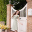 Esme Ruffle Dress : เดรสเว้าไหล่สีเขียวมัทฉะ