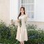 Dear Darling Midi Dress - สีครีม