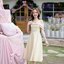 Charming Off-Shoulder Midi Dress : สีครีมเหลือง [Made by Pastel Time]