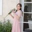 Dear Darling Midi Dress - สีชมพู