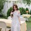 Coquette Bow Off-Shoulder Maxi Dress