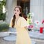 Sassy Flare Dress : สีเหลือง