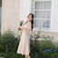 Dear Darling Midi Dress - สีครีม