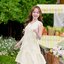 Bow me softly dress : สีเหลืองอ่อน