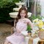 Bow me softly dress : สีชมพู