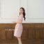 Destiny Puff Dress : สีชมพู [Made by Pastel Time]