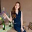 Dacia Bow Shoulder Dress – กรม