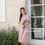 Dear Darling Midi Dress - สีชมพู
