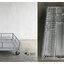 รถเข็นของพื้นเหล็ก 4 ล้อ กว้าง 80 x 120 x 90 cm. โครงสร้างกัลวาไนซ์ 20 กก. 1