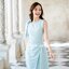 Dacia Bow Shoulder Dress – สีเขียวมิ้นท์