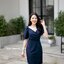 Berenice Dress : สีกรม