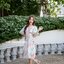 Sassy Painting Midi Dress : Earth Tone ลายสีเอิร์ธโทน