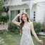 Girlish Floret Dress : ลายดอกโทนเขียว [Made by Pastel Time]