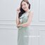 Alice Ruffle Dress – สีเขียวมัทฉะ [Made by Pastel Time]