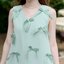 Bow me softly dress : สีเขียว