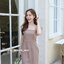 Demi Dress – สีโอวัลติน **มีแต่ 2XL**