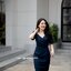 Berenice Dress : สีกรม